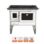 Cocina a Leña Calbuco L 70 Blanca 72X56CM + Kit de Instalación-1742313819834