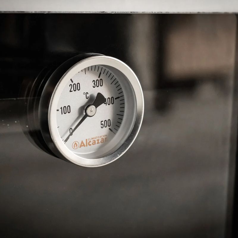 Cocina a Leña Calbuco L 70 Blanca 72X56CM + Kit de Instalación-1742313834750