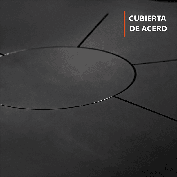 Cocina a Leña Calbuco L 70 Blanca 72X56CM + Kit de Instalación-1742313842282