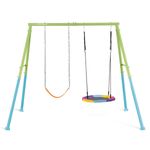 Columpio Nido Y Columpio Flexible Jardin Intex-1785800860966