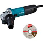 Esmeril Angular 41/2" 850W M9510Rb + Disco De Corte Makita-1786023423310