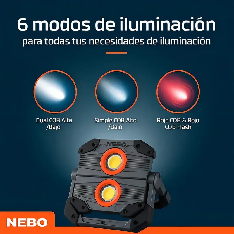 Linterna Omni 2000 Lumenes Recargable Nebo-1786030171331