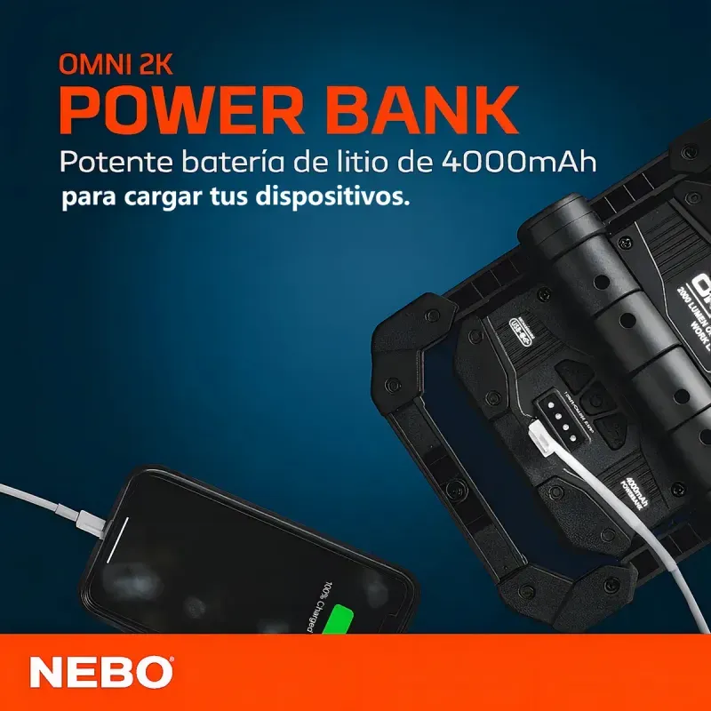 Linterna Omni 2000 Lumenes Recargable Nebo-1786030176225