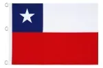 Bandera de Chilena 100x150cm Estrella Bordada Doral-1786467585981
