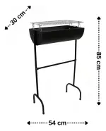Parrilla De Asado  1/2 Tambor 54X30X85Cm Bighouse-1786482101831