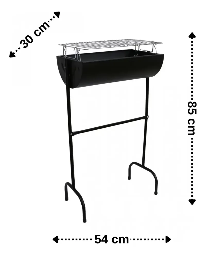 Parrilla De Asado  1/2 Tambor 54X30X85Cm Bighouse-1786482101831