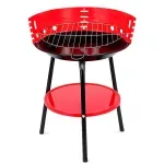 Parrilla A Carbon 36X36X53.5Cm Portatil Redonda Con Repisa S/M Fab-1786485757706