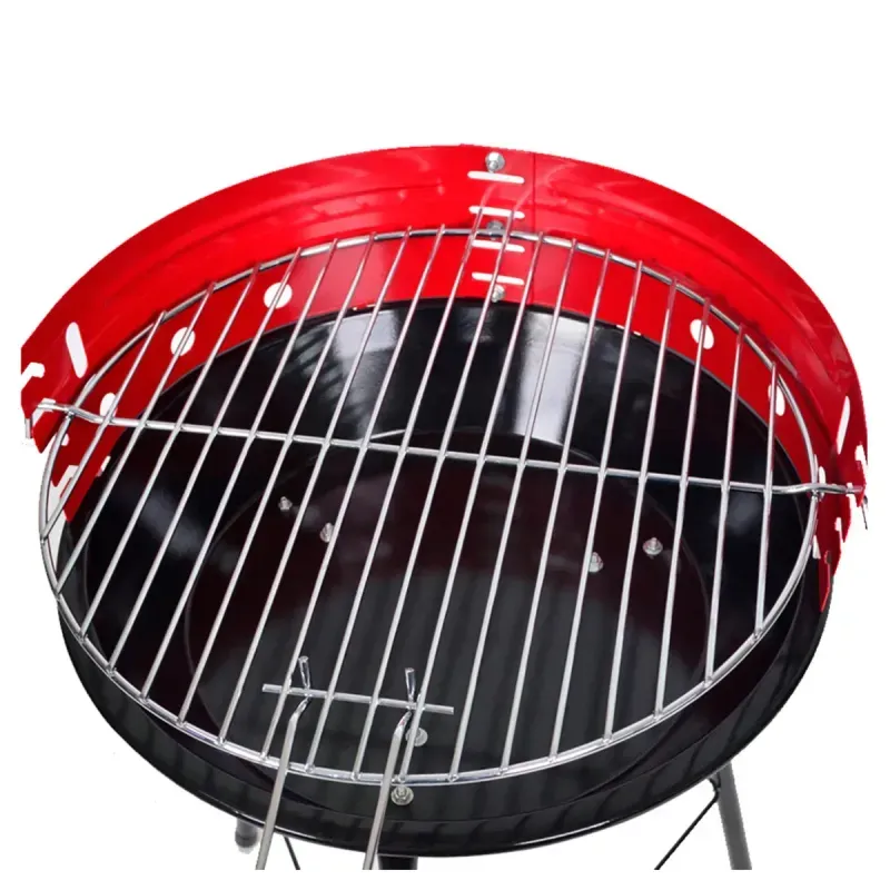Parrilla A Carbon 36X36X53.5Cm Portatil Redonda Con Repisa S/M Fab-1786485832145