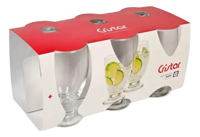 Vaso 6 Unidades Lexington Cristar-1786988484105