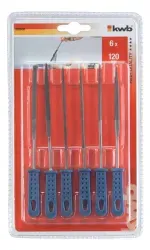 Lima Para Metal Y Madera 120Mm 6 Piezas Kwb-1787058258875