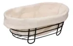 Panera Cesta Ovalada Acero Negro 28Cm 5Five-1787059120739