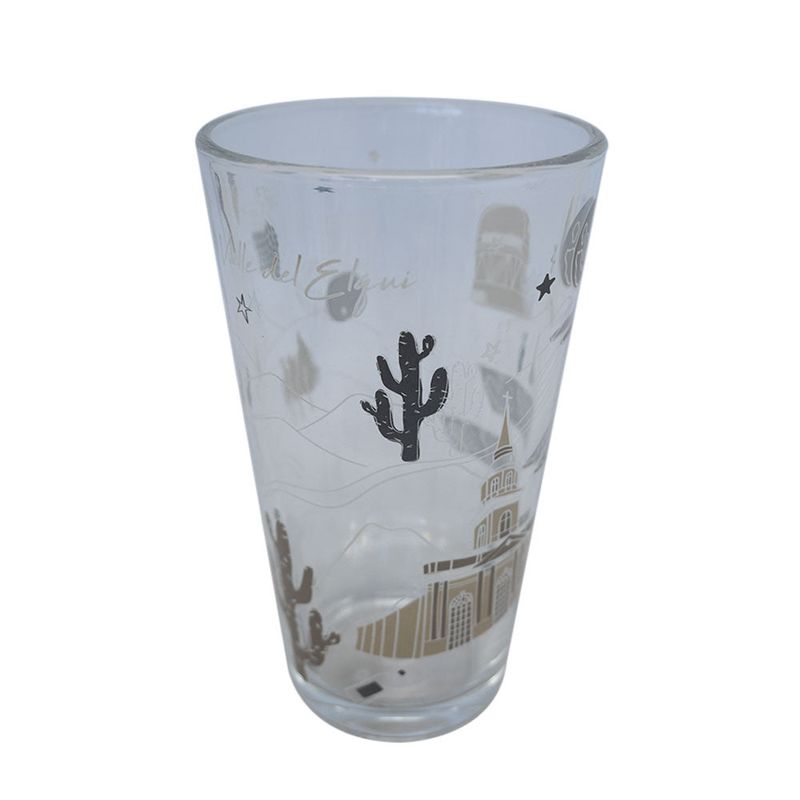 Vaso 470Ml Vidrio Cidudades De Chile 4 Unidades Glasso-1787059458036