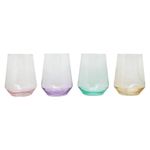 Vaso 530Ml Vidrio Color 4 Unidades  Glasso-1787059508345