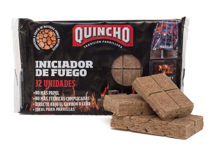 Pastilla Iniciador de Fuego 32 Unidades Café Ecológica Quincho-1787251004077