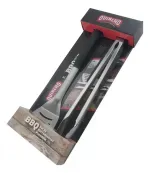 Set Parrillero Espatula + Tenaza Premium Quincho Bbq-1787601096797