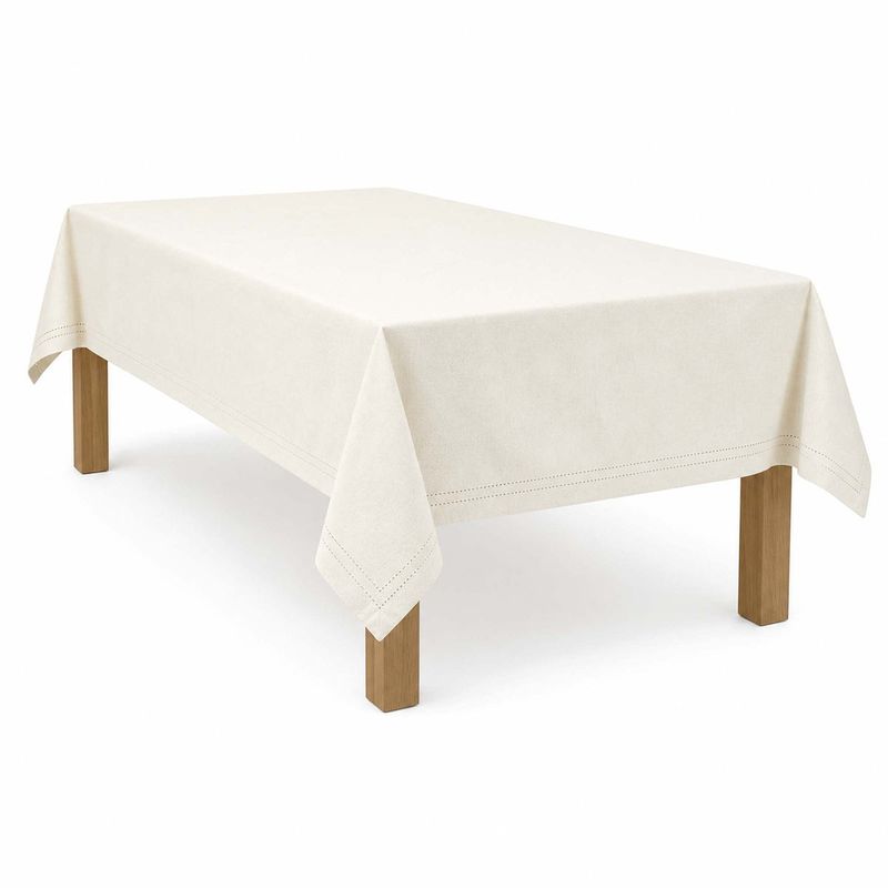 Mantel 160X230Cm Borde Picot Crema Decoexpress-1787761704639