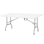 Mesa Plegable 180X74X74Cm Blanca Casa Viva-1788465693139