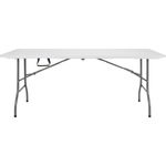 Mesa Plegable 180X74X74Cm Blanca Casa Viva-1788465763235