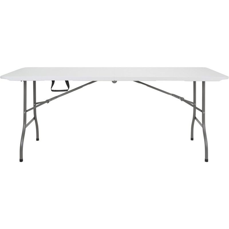 Mesa Plegable 180X74X74Cm Blanca Casa Viva-1788465763235