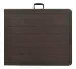 Mesa Plegable 180X74X74Cm Simil Madera Cafe Casa Viva-1788465942475