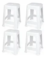 Piso Plastico Apilable 45Cm Blanco 4 Unidades Mor -1788798368368