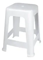 Piso Plastico Apilable 45Cm Blanco 4 Unidades Mor -1788798404841