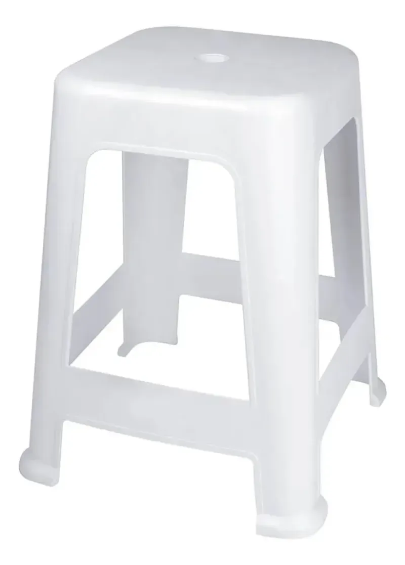 Piso Plastico Apilable 45Cm Blanco 4 Unidades Mor -1788798404841