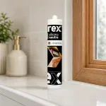 Silicona Neutra Light Brown 300Ml 6 Unidades Rex-1788803600527