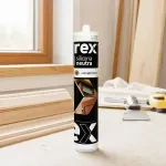 Silicona Neutra Light Brown 300Ml 6 Unidades Rex-1788803605494