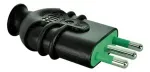 Enchufe Macho 2P+T 16A Vac Negro 4 Unidades Fanton-1788803929830