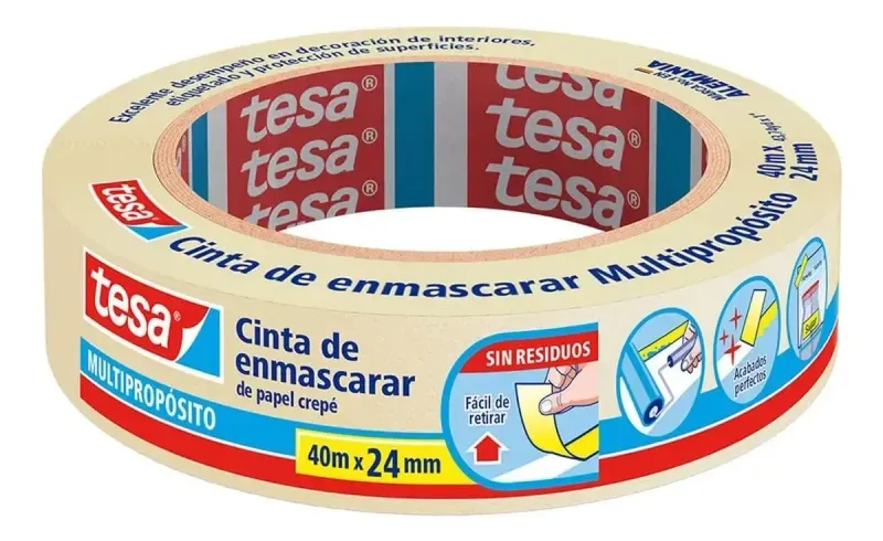 Papel Engomado 24Mm X 40Mt 5 Unidades Tesa-1788804340568