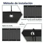 Malla Raschel Cierre Perimetral 90% Con Ojetillos 1X5Mts Negra 2 Unidades-1788806199021