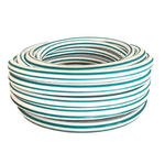Manguera De Jardín 1/2" Blanco Verde Rollo 100 Metros-1789054713246