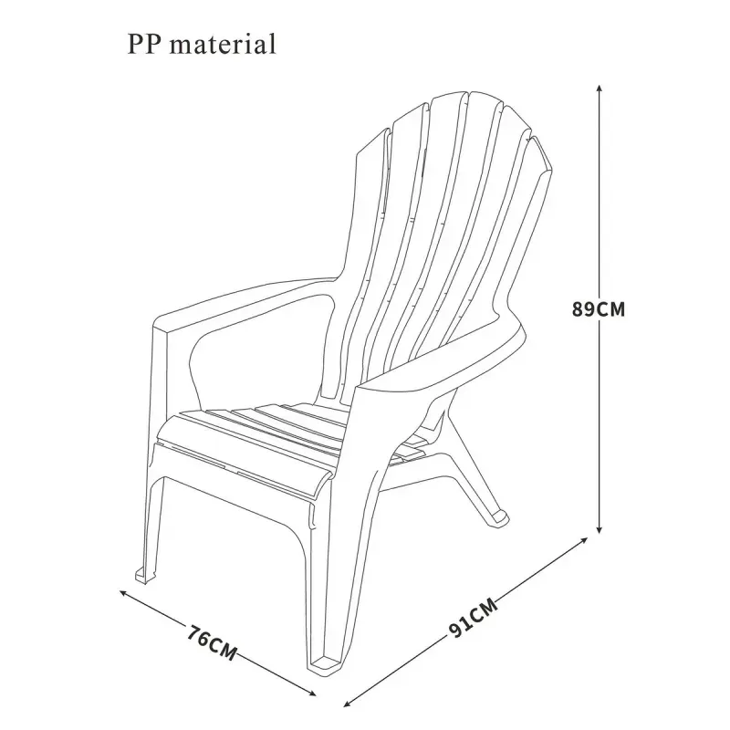 Sillon Terraza Reposera Gris 150Kg Casa Viva-1789151119944