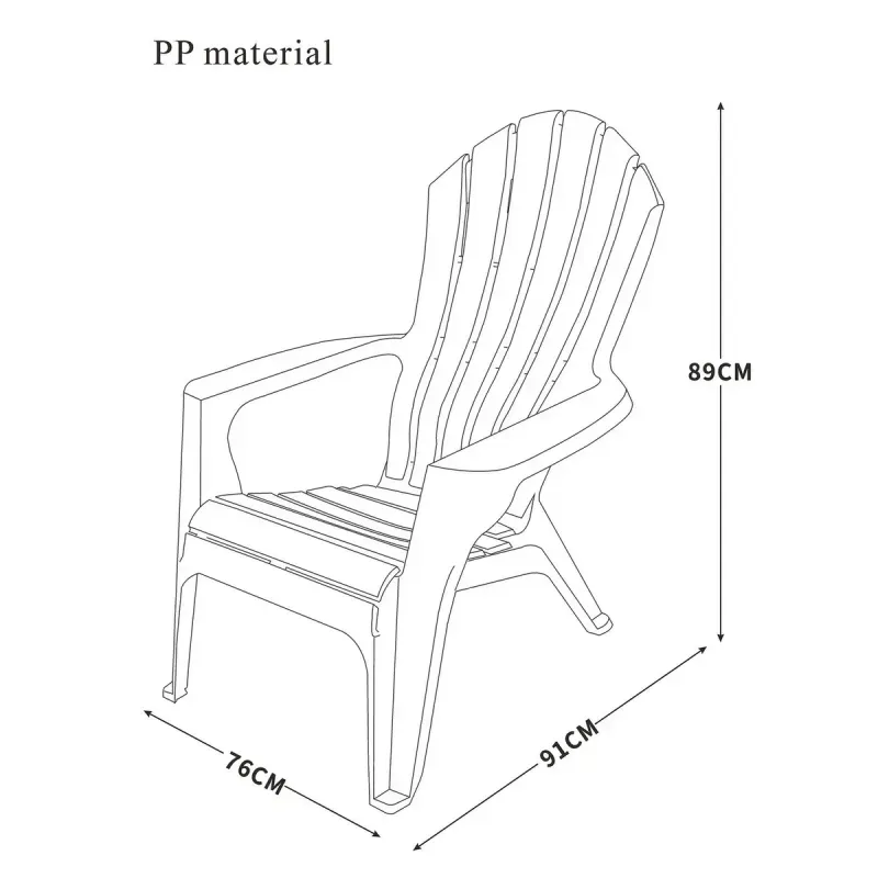 Sillon Terraza Reposera Azul 150 Kilos 2 Unidades Casa Viva-1789215125389