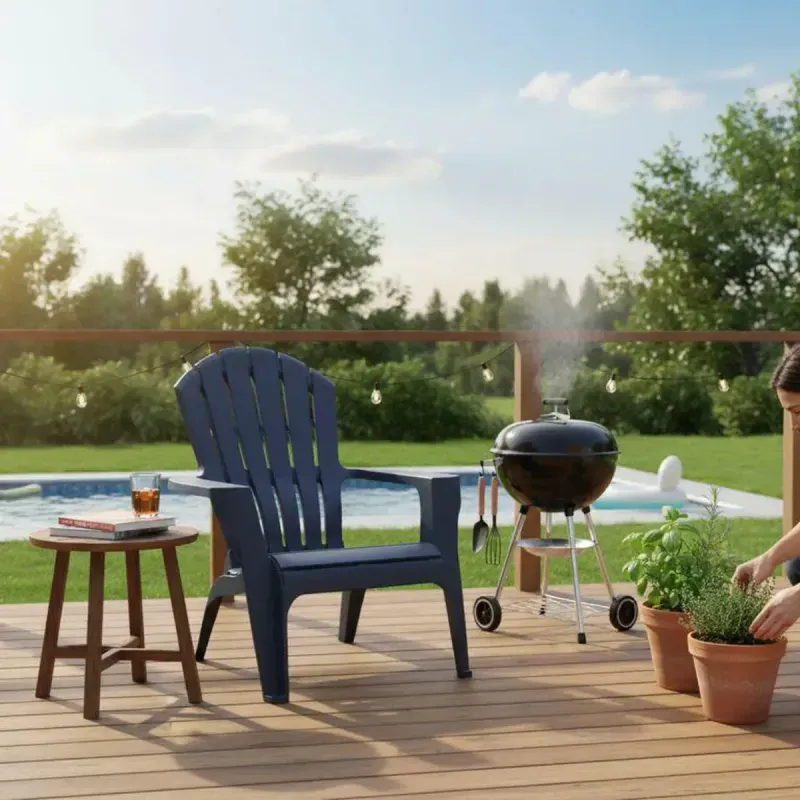Sillon Terraza Reposera Azul 150 Kilos 2 Unidades Casa Viva-1789215132396