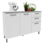 Mueble De Cocina Bajo  Blanco Cz1004 Tecnomobili-1790007383690