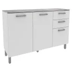 Mueble De Cocina Bajo  Blanco Cz1004 Tecnomobili-1790007331471