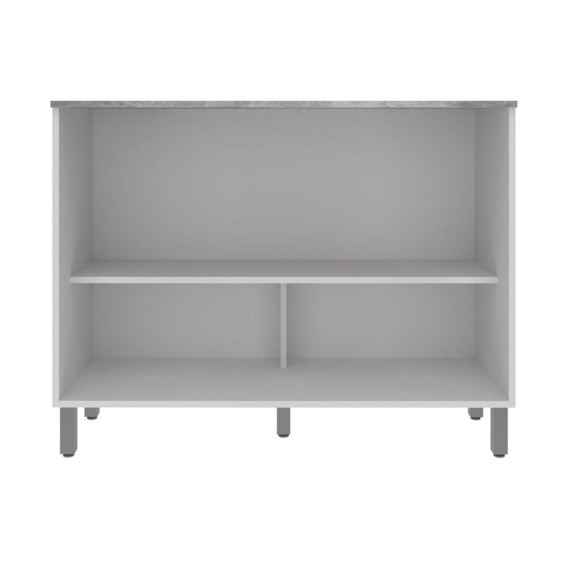 Mueble De Cocina Bajo 2 Puertas Blanco Cz1005 Tecnomobili-1790007410467