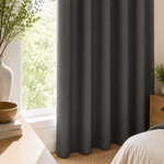Cortina Blackout 1.40X2.20Mt + 2 Velos Super Soft Gris Acero Chantilly-1790082985353