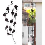 Cadena Baja De Agua 6 Tazas Pajaritos 180Cm Casa Viva-1790084807666