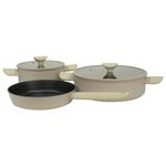 Bateria Cocina 5 Piezas Novara Beige Doral-1790166132613