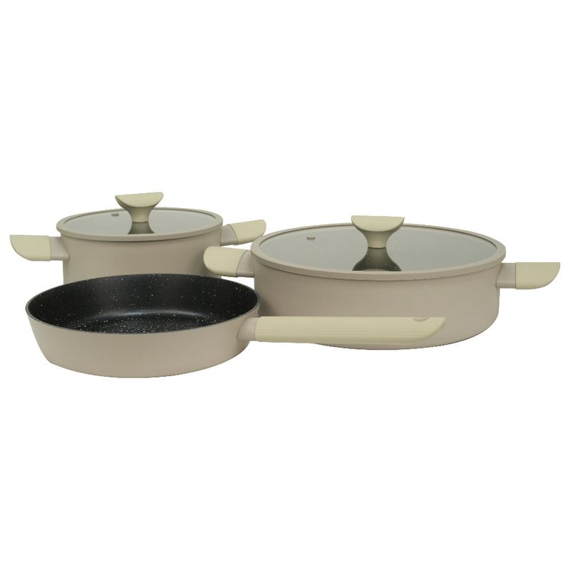 Bateria Cocina 5 Piezas Novara Beige Doral-1790166132613
