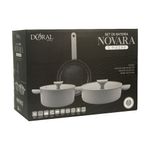 Bateria Cocina 5 Piezas Novara Gris Doral-1790166192368