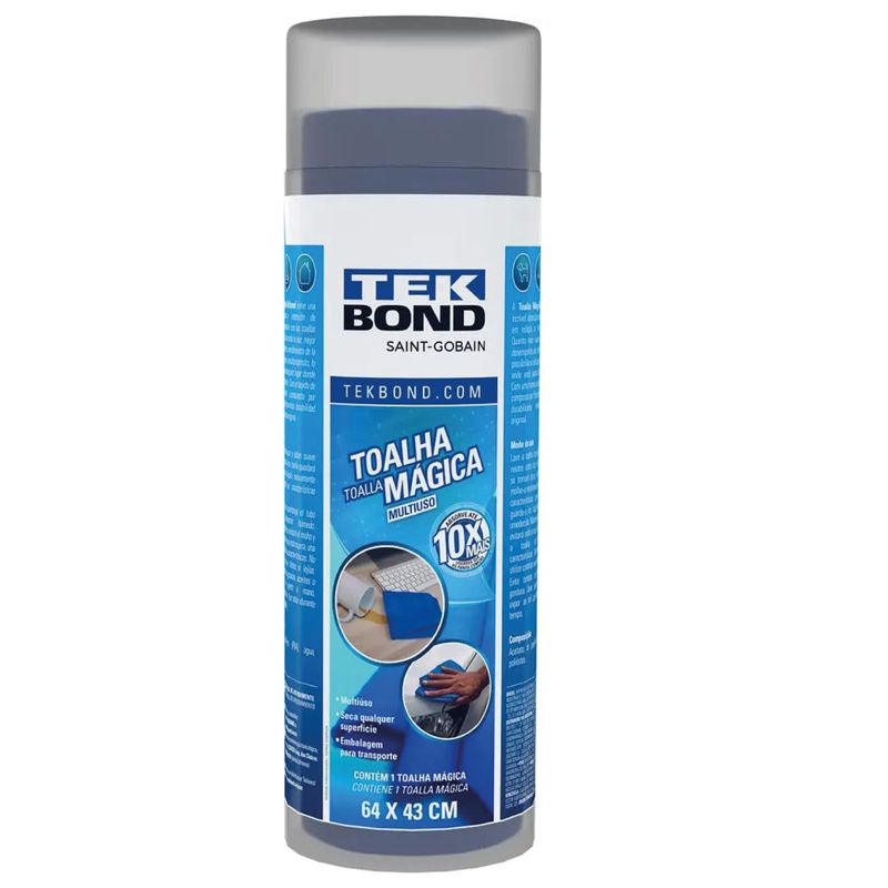 Toalla Multiuso Magica 64X43Cm Tekbond-1790694513338