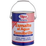 Esmalte Al Agua Blancosemibrillo 1 Gl Sipa-1746800851453