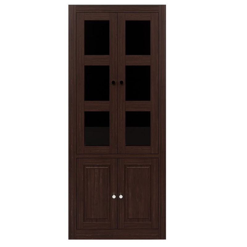 Vitrina 2 Cuerpos Berlin Chocolate Insigne-1791040804897