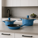 Bateria De Cocina 5 Piezas Aluminio Forjado Bristol Sky Kw-1792006075647