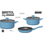 Bateria De Cocina 5 Piezas Aluminio Forjado Bristol Sky Kw-1792006080129