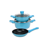 Bateria De Cocina 5 Piezas Aluminio Forjado Bristol Sky Kw-1792006085349